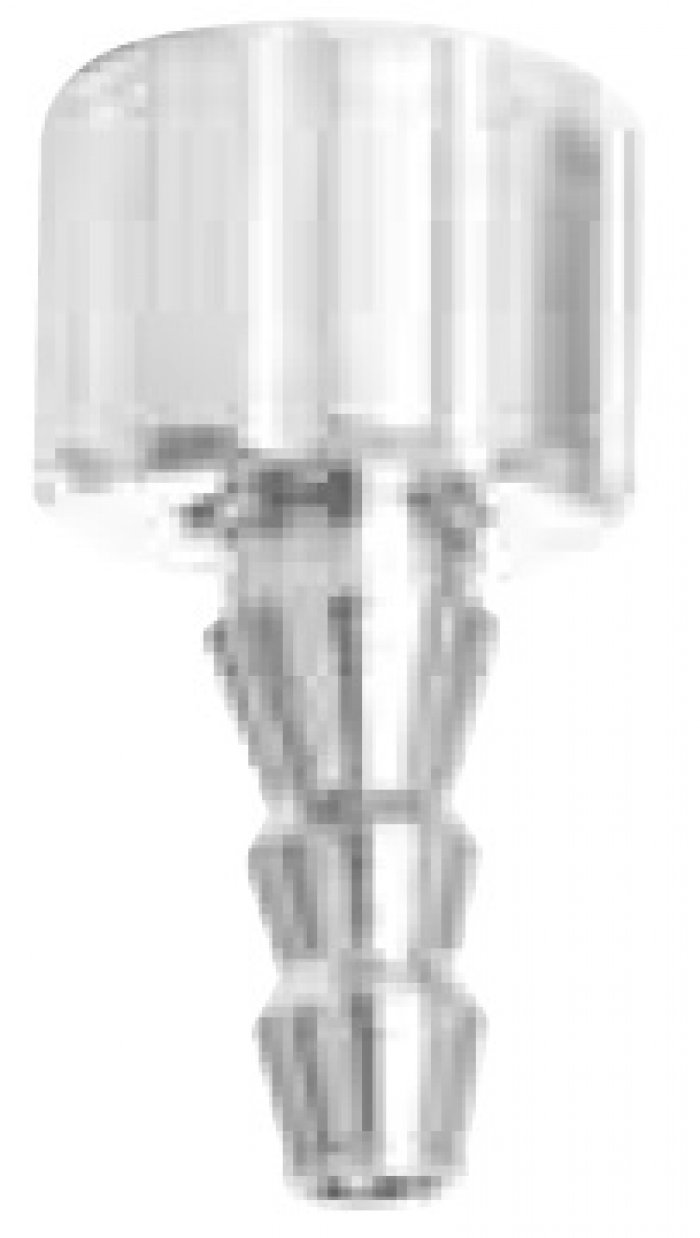 Hose nipple with nut for RTM3: