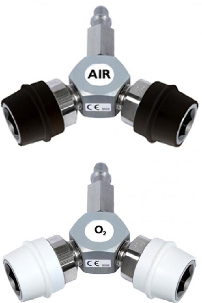 Branch adapter “Y” shape, CZ connector