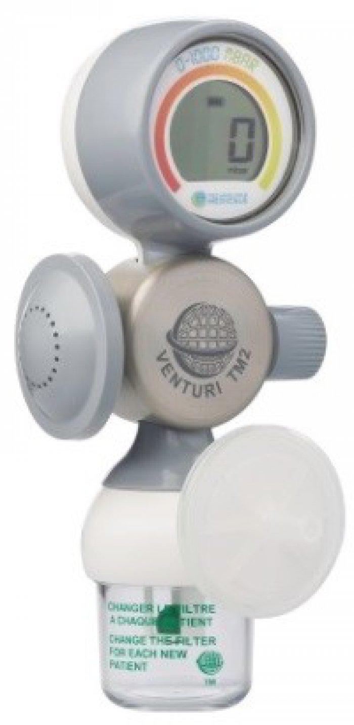 TM2 ejector - DIGITAL, 1000 mbar, AIR or O2, 100 ml safety jar, without quick coupling