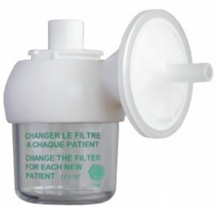 100 ml safety jar with disposable antibacterial filter