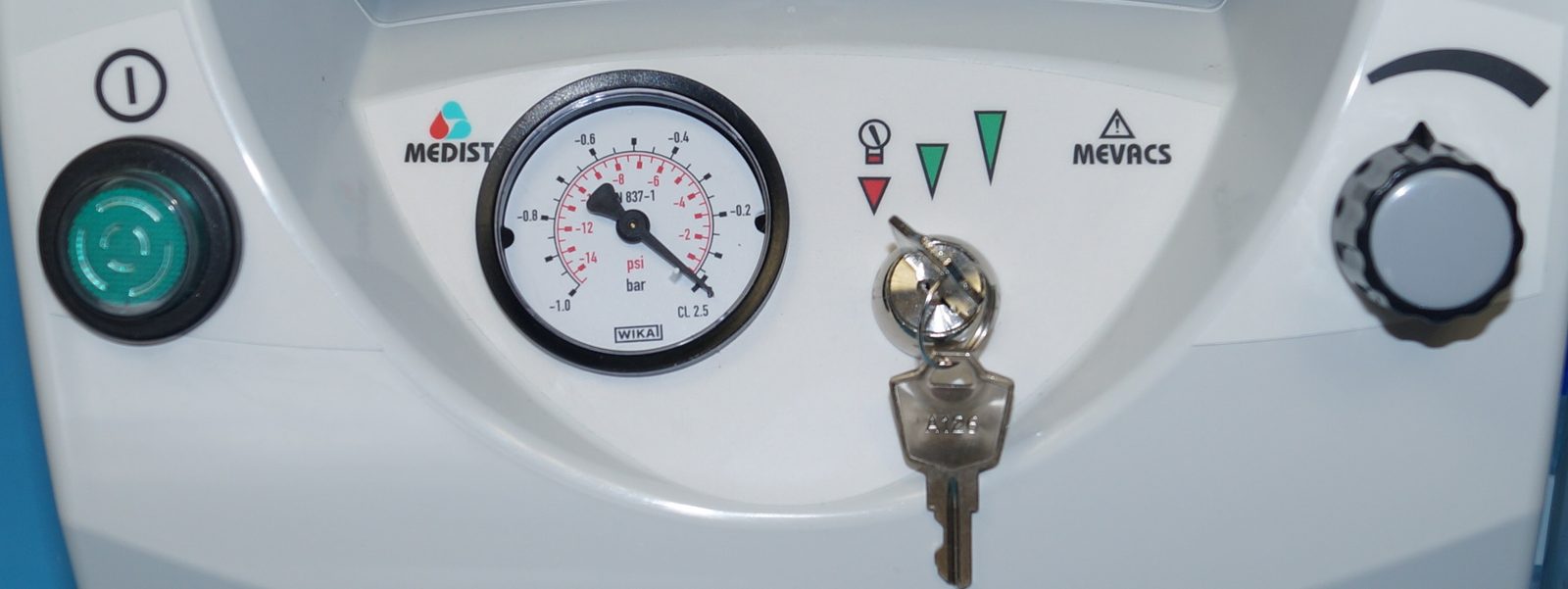 MEVACS M20D suction unit detail – connection