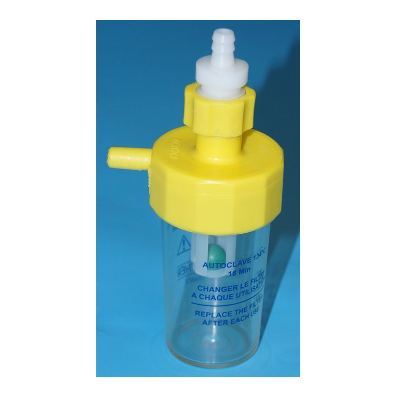 Safety jar 100 ml with hose nipple — MEVACS