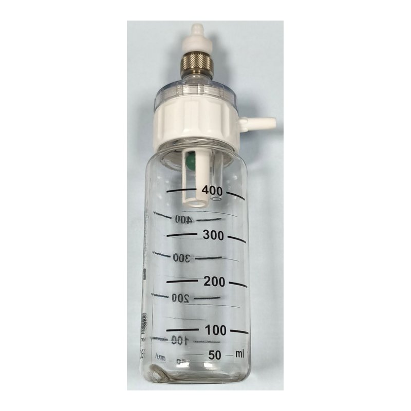 500 ml jar, G1/2" inlet, with hose nipple — MEVACS