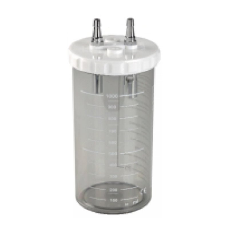 1.0 L TM long jar with screw lid — MEVACS