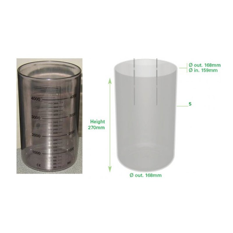 4.0 L TM jar — MEVACS