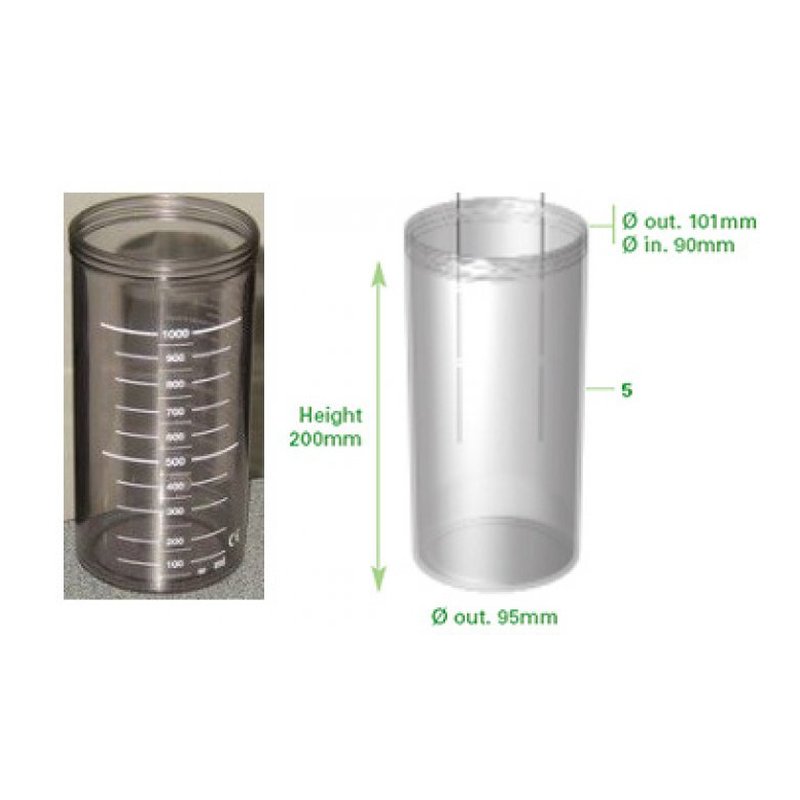 1.0 L TM jar — MEVACS