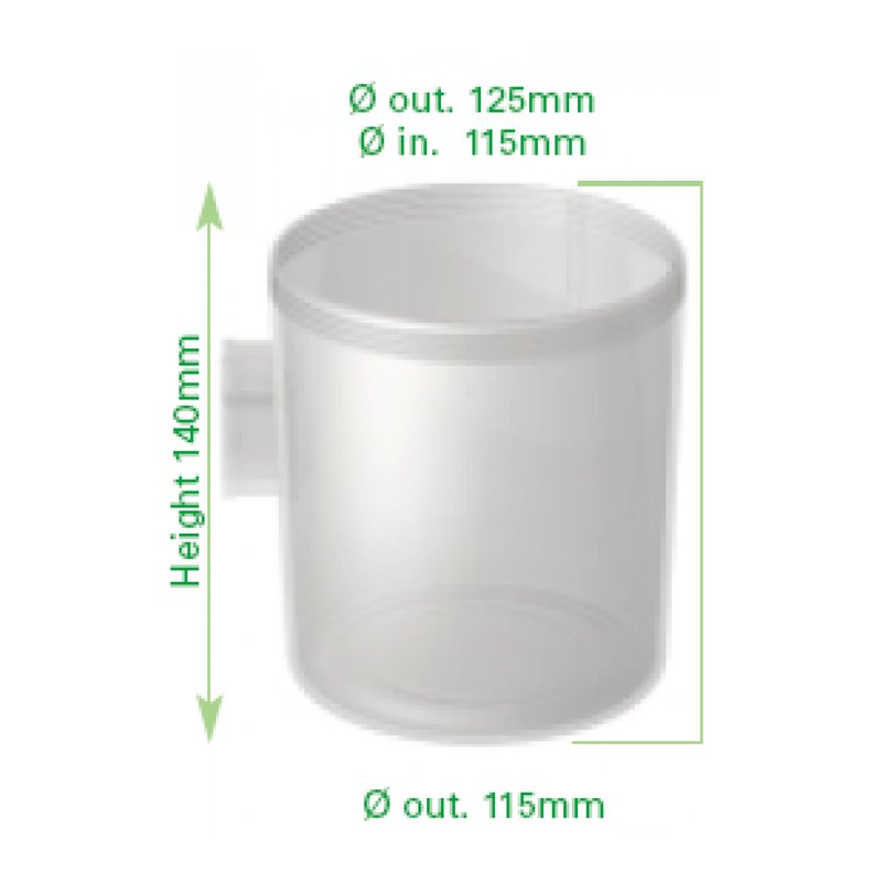 1.0 L TM short jar — MEVACS