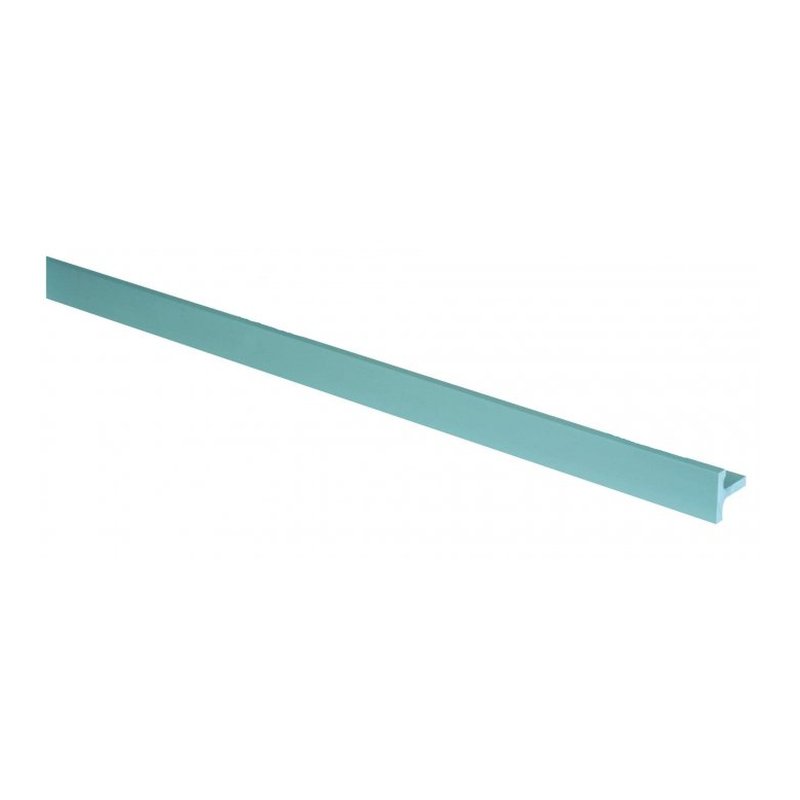 Wall rail, without fixings and end caps, anodised aluminium 35 x 10 mm — MEVACS